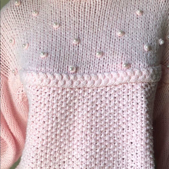 Designers Originals Pink Pearl Knit Sweater - Picture 4 of 7